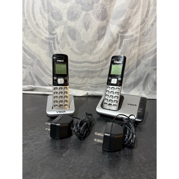 Set Of Two VTECH Cordless Telephones Tested And Performing As Expected‎ - Picture 1 of 8